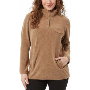 NOWT 32 Degrees Heat Midweight Snap Arctic Fleece Pullover